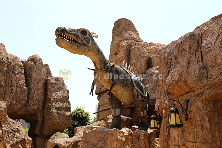 自贡仿真恐龙制作-龙骑士