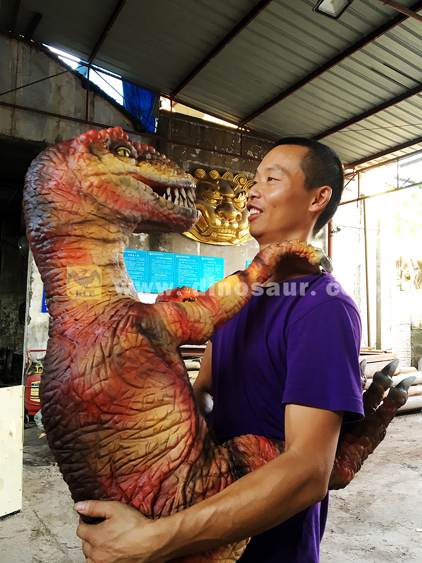 新品霸王龙玩偶汇龙堂仿真恐龙制作