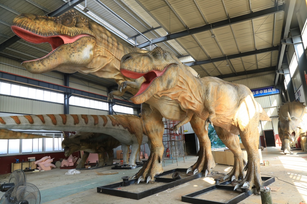 仿真霸王龙制作-自贡汇龙堂仿真恐龙制作基地
