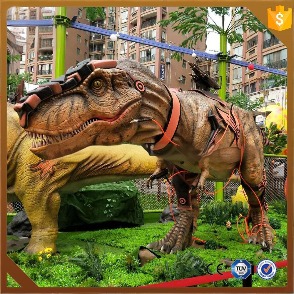 仿真霸王龙互动靶标-真人CS恐龙射击-仿真恐龙模型定制