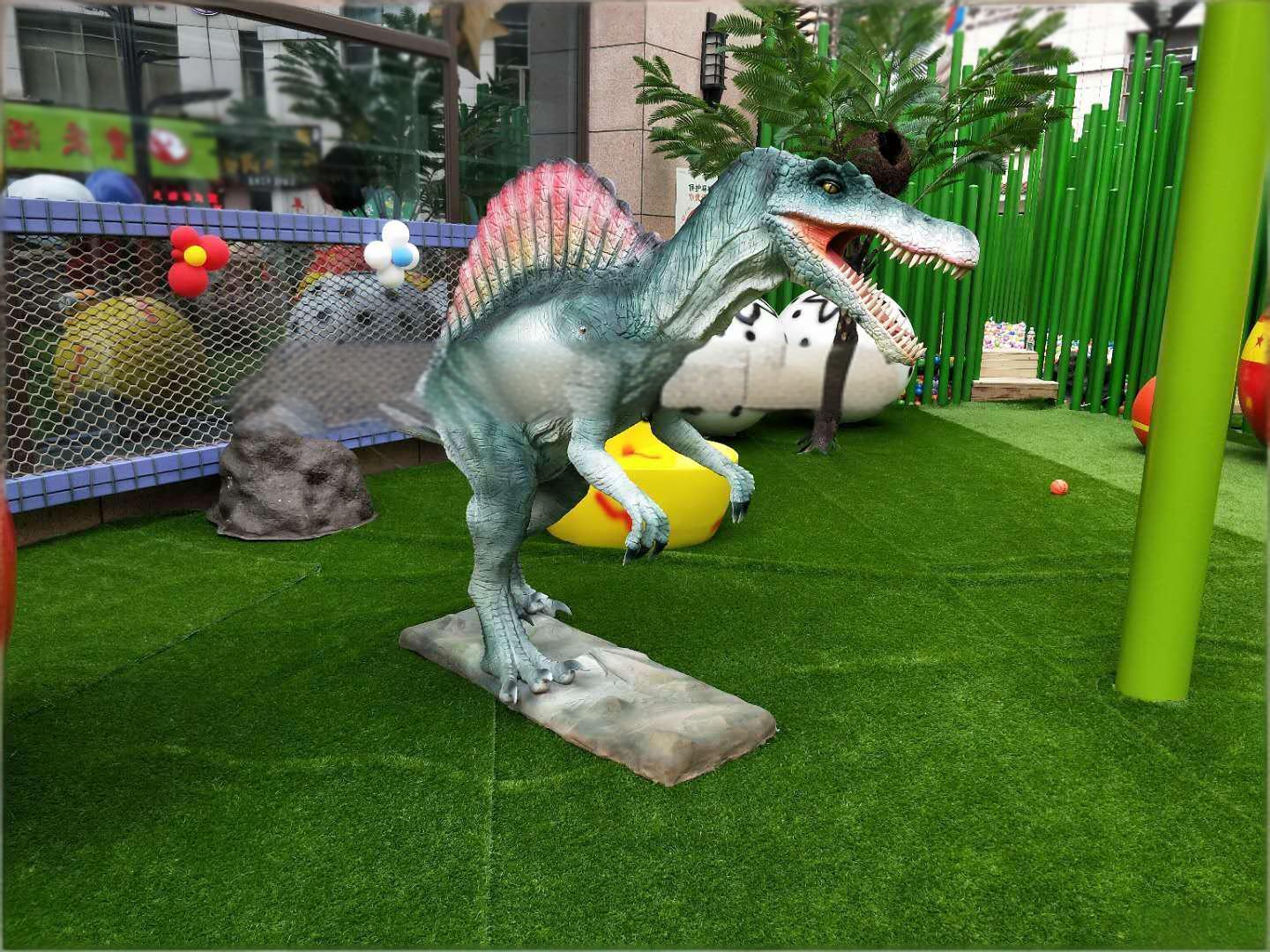 仿真恐龙真人CS射击体验-景区互动娱乐项目-恐龙展策