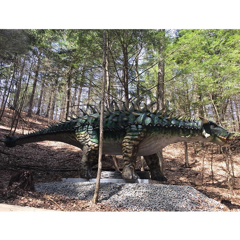 仿真甲龙全身展示-骨甲层叠结构-仿真恐龙制作