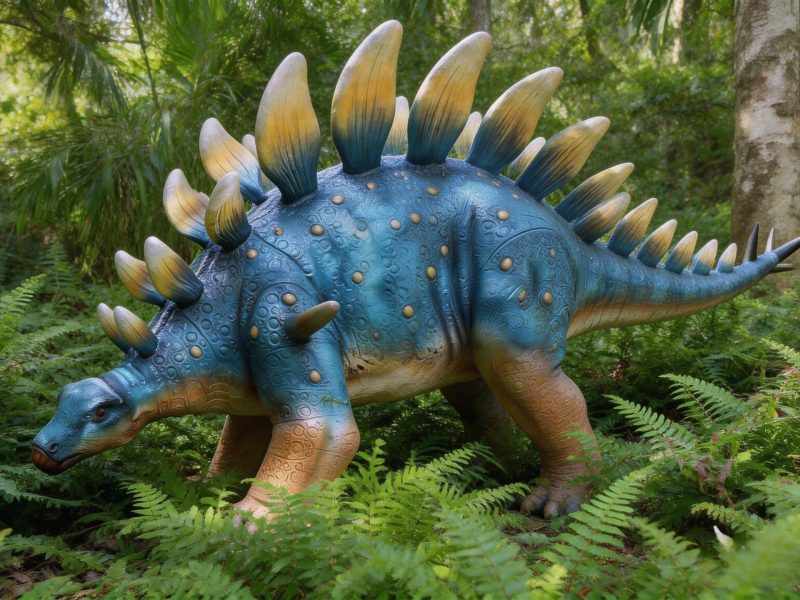 仿真钉状龙模型