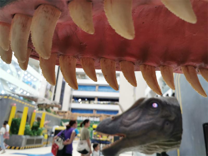 商场恐龙展入口迎宾区