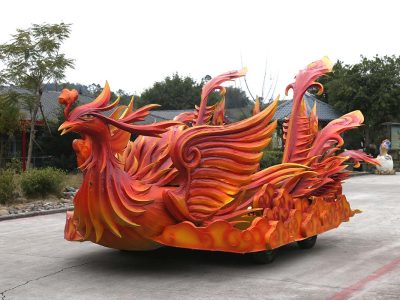 凤凰巡游花车 — 景区灯光节彩车巡游定制 博物馆 仿真模型 汇龙堂